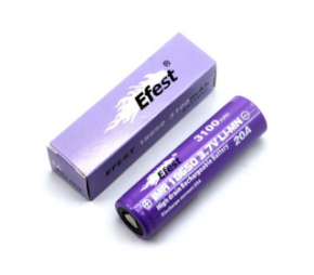 Efest purple 18650 - 3100 mAh